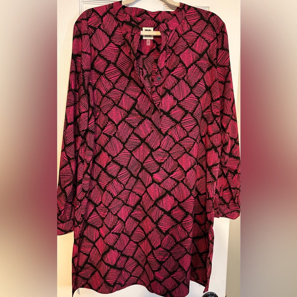 Anne Klein flowy tunic sz L